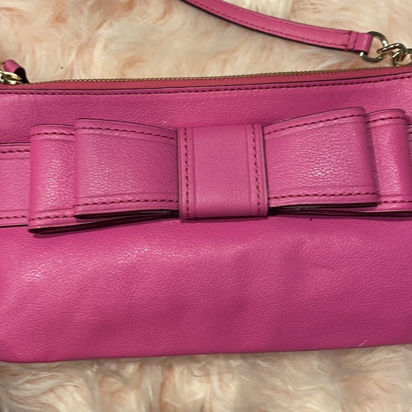 Kate Spade ♠️ Celina Bow bag in Villabella Avenue Stunning PINK - Picture 2 of 4